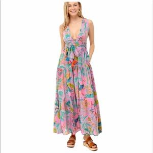 Banjanan Carlota Maxi Dress pink